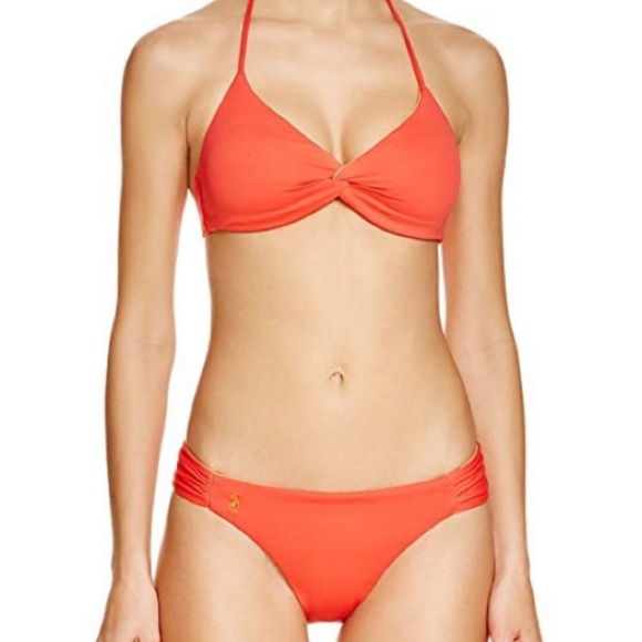 POLO Ralph Lauren Orange and Red Reversible Bikini - Picture 9 of 16